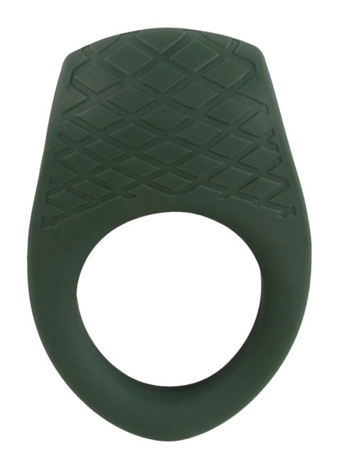 Emerald Love Luxurious Vibro Ring - silikonowy pierścień z 10 trybami