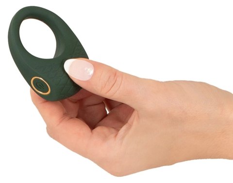 Emerald Love Luxurious Vibro Ring - silikonowy pierścień z 10 trybami