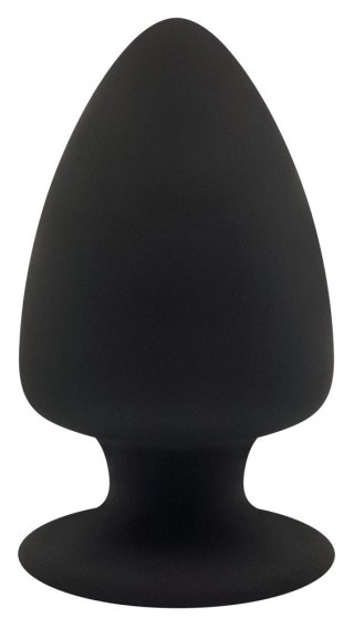 Silexd Plug termoaktywny silikonowy czarny 9cm - miękki lub twardy