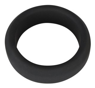 Black Velvets pierścień anatomiczny duży 3,8 cm czarny silikonowy