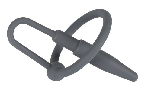 Mystim Dilator 2w1 Pierścień z Rozszerzaczem Silikonowy Czarny 6,2cm