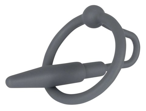 Mystim Dilator 2w1 Pierścień z Rozszerzaczem Silikonowy Czarny 6,2cm