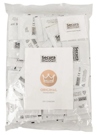 Secura Original prezerwatywy klasyczne silikonowa powłoka 100 szt.
