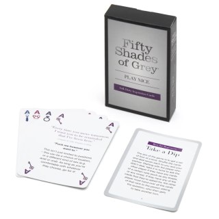 Fifty Shades of Grey Gra Karciana 52 Karty z Cytatami i Instrukcjami
