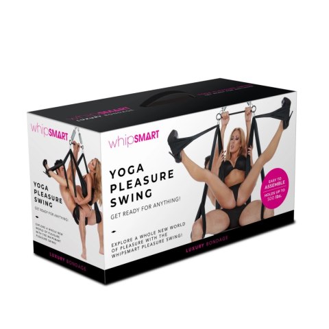 Whipsmart Yoga Pleasure Swing czarna - system do ćwiczeń z podparciem