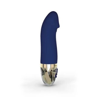 Mystim Real Deal Neal Blue - masażer punktu G, silikonowy, USB, 16,5 cm