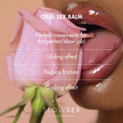 Bijoux Indiscrets Slow Sex balsam kokosowy do pielęgnacji ust 10 ml