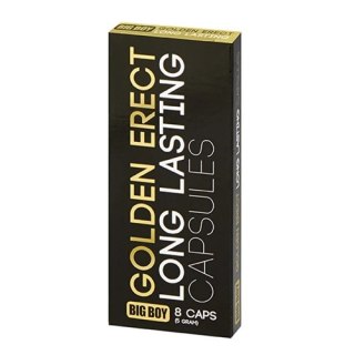 Big Boy Golden Erect 8 Tabs - Suplement z żeń-szeniem i miłorzębem na energię