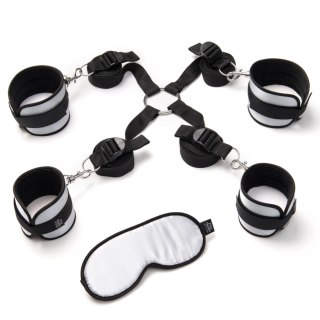 Fifty Shades of Grey Hard Limits - Zestaw pasow do łożka z kajdankami