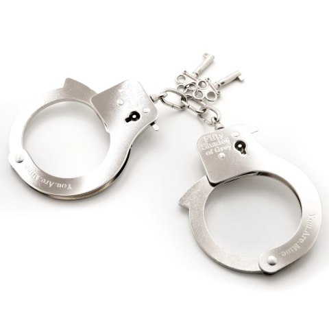 Fifty Shades of Grey You Are Mine kajdanki stalowe z zamkiem 26,7 cm