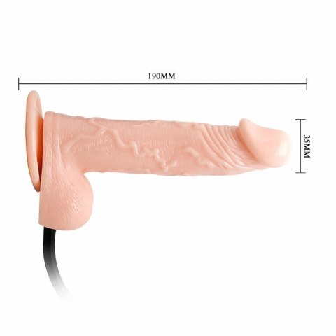 BAILE Realistyczny model wibrujący i dmuchany z przyssawką TPR 22 cm