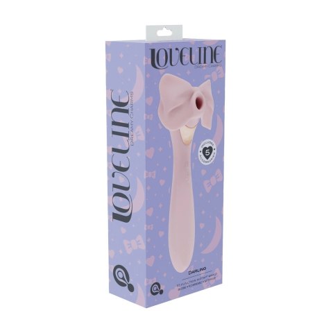 Darling AirTap Wand Vibrator 5 końcowek technologia AirTap rożowy