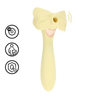Darling AirTap Wand Vibrator 5 końcowek żołty wielofunkcyjny