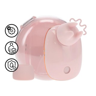 Dreamsicle Compact AirTap Vibrator 2w1 z dwoma końcowkami Rożowy