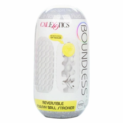 CalExotics Boundless Squishy Ball dwustronna maszyna intymna szara 11,5 cm