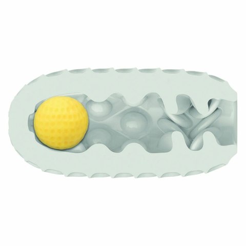 CalExotics Boundless Squishy Ball dwustronna maszyna intymna szara 11,5 cm