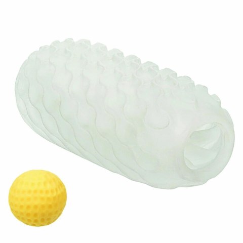 CalExotics Boundless Squishy Ball dwustronna maszyna intymna szara 11,5 cm
