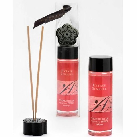 Extase Sensual Olejek do masażu ciepły z feromonami Lollipop 100ml