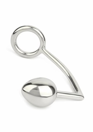 Mr. Steel Ass Hitch Egg 40 mm - stalowa kulka intymna z uchwytem 40 mm