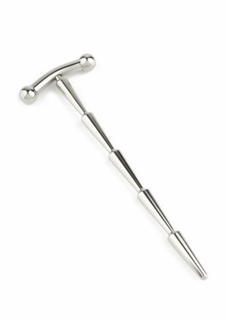 Mr. Steel Smooth Cum Rattle - stalowy korek intymny, gładki, srebrny