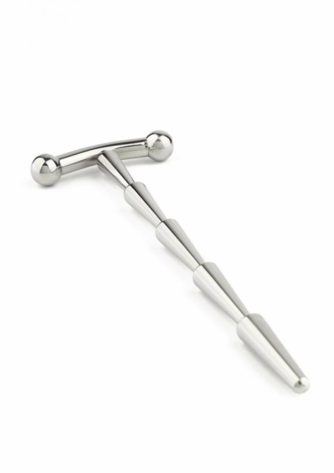 Mr. Steel Smooth Cum Rattle - stalowy korek intymny, gładki, srebrny