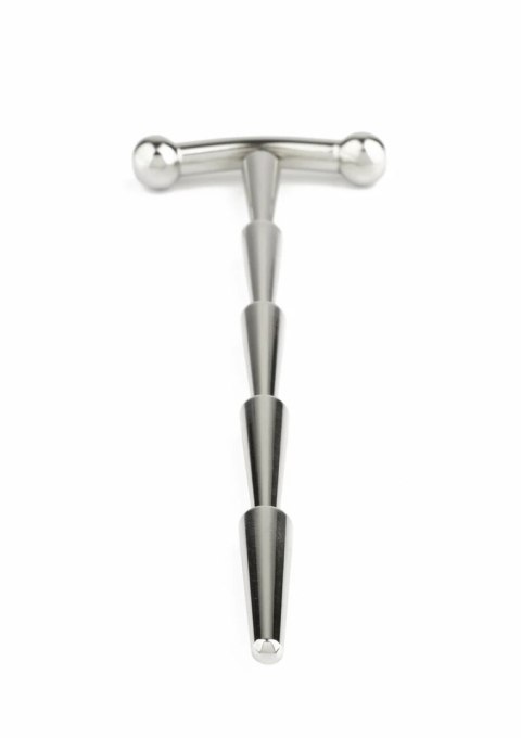 Mr. Steel Smooth Cum Rattle - stalowy korek intymny, gładki, srebrny