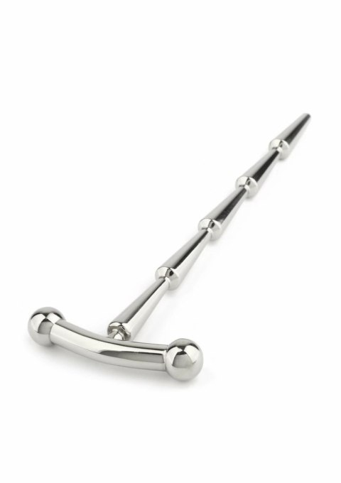 Mr. Steel Smooth Cum Rattle - stalowy korek intymny, gładki, srebrny