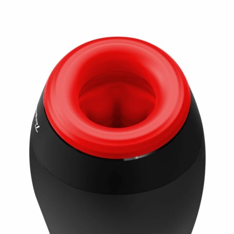 Teazers Heating Oral Black - Automatyczna Maszyna Intymna z Podgrzewaniem