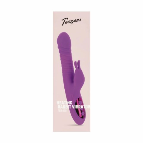 Teazers Heating Rabbit Violet - Wibrujący model z funkcją podgrzewania