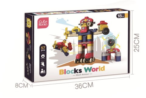 DIY Robot - zestaw klocków nauka, edukacja