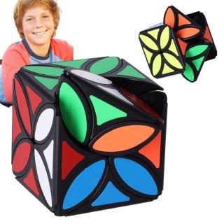 Nowoczesna układanka, kostka logiczna, Kostka Rubika - Leaf Clover, typ III