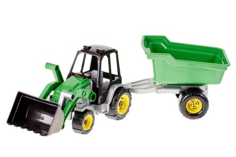 Traktor z ładowarką i przyczepą - model 138