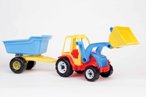 Traktor z ładowarką i przyczepą - model 138