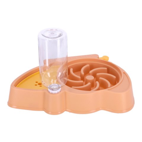 Miska AquaPet 2w1 - Automatyczny Dozownik Wody dla Psa i Kota (Różowa)