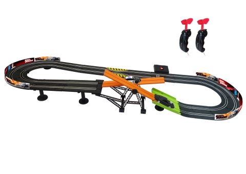 Szybcy i Wściekli tor wyścigowy z kontrolerami 3,3, m Dragon-i Toys