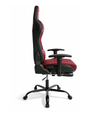 Ergonomiczny Obrotowy Fotel Gamingowy Czerwony Z Podnóżkiem Fotel Biurowy