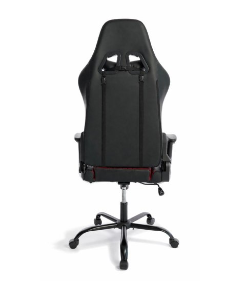 Ergonomiczny Obrotowy Fotel Gamingowy Czerwony Z Podnóżkiem Fotel Biurowy