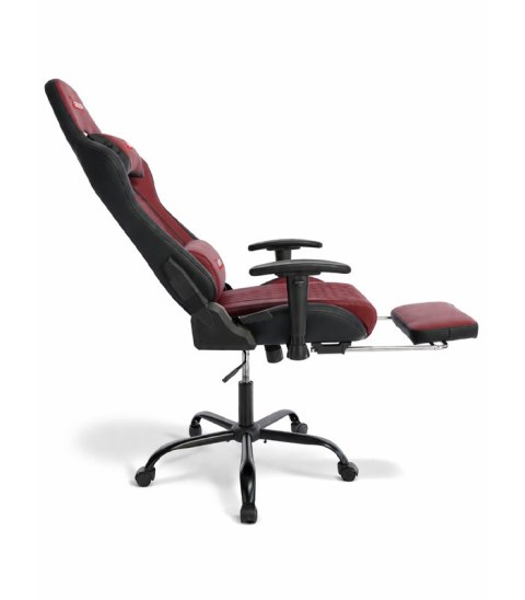 Ergonomiczny Obrotowy Fotel Gamingowy Czerwony Z Podnóżkiem Fotel Biurowy