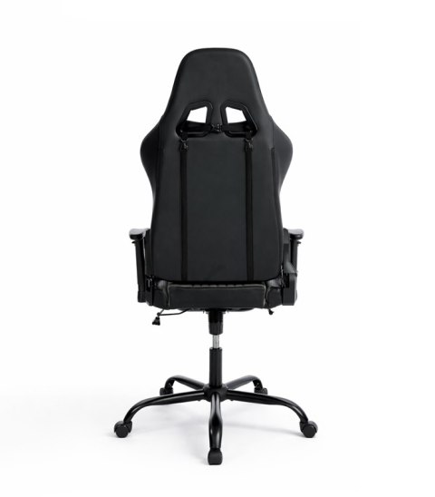 Ergonomiczny Obrotowy Fotel Gamingowy Szary Z Podnóżkiem Fotel Biurowy