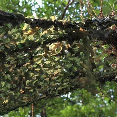 Siatka Maskująca Moro Ogrodowa Wojskowa Kamuflaż 3x6 Wytrzymała